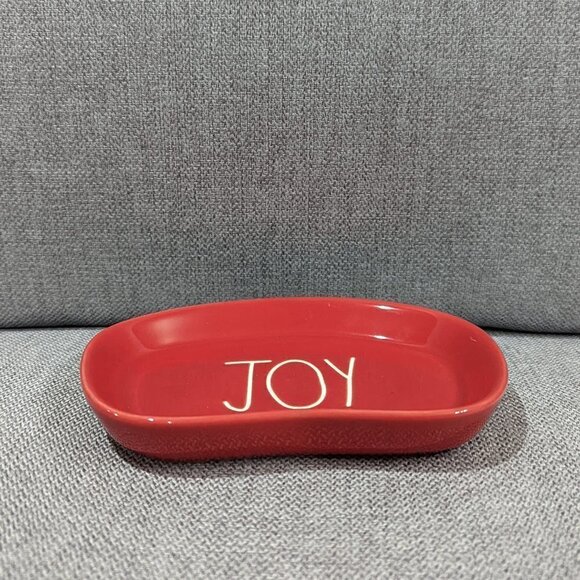 Rae Dunn Red Joy Soap Dish - Picture 2 of 2